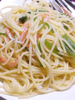 桜えびとシラスとほうれん草のパスタ★-レシピのメイン写真