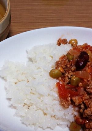 カフェ風♪挽き肉とお豆のトマト煮込み-レシピのメイン写真