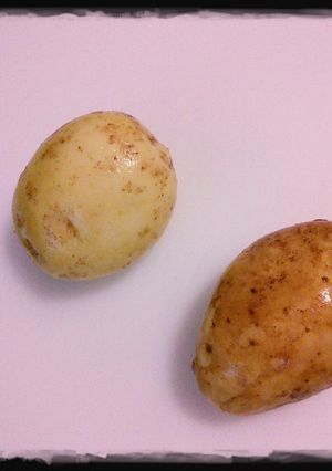 裏技！包丁いらず☆じゃがいもの皮むき！-レシピのメイン写真