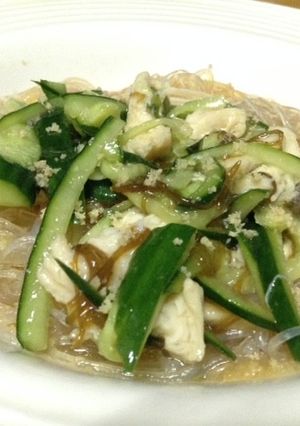 コンビニ材料で…夏のスタミナダイエット麺-レシピのメイン写真
