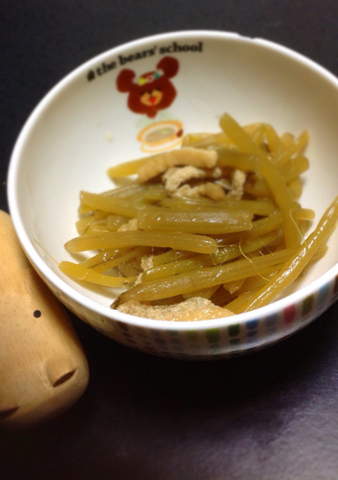 簡単☆フキと油揚げの煮物-レシピのメイン写真