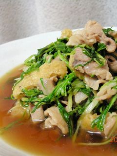 水菜と豚肉の炒め煮☆-レシピのメイン写真