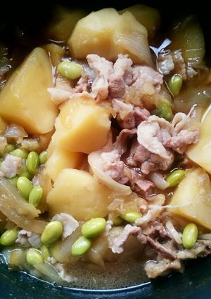 ♬ 枝豆 入り 肉 じゃが ♡-レシピのメイン写真