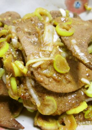 ねぎとしょうがで簡単豚レバーのおかず。-レシピのメイン写真