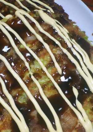 ふわふわ♪納豆お好み焼き-レシピのメイン写真
