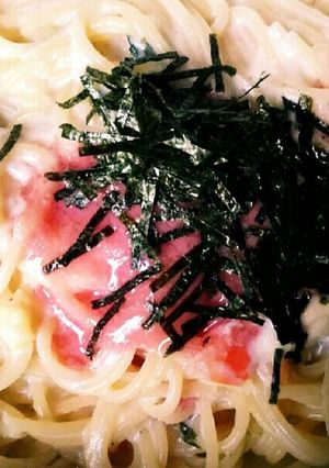 簡単❣クリーム シチュー たらこスパ ♬-レシピのメイン写真
