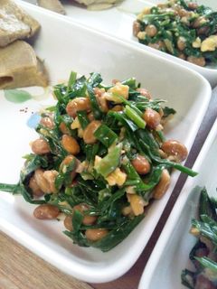 ニラと納豆と卵のサラダ-レシピのメイン写真