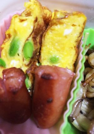 冷凍枝豆で☆枝豆入り卵焼き-レシピのメイン写真