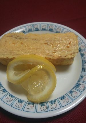 玉子焼きとレモンコラボ-レシピのメイン写真