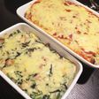 ほうれん草と鶏肉の米粉豆乳ドリア