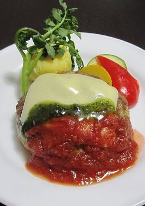 夏野菜のイタリアンハンバーグ-レシピのメイン写真