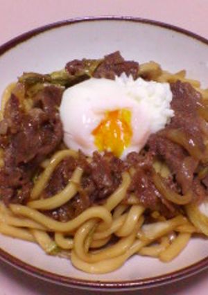 焼肉うどん？？-レシピのメイン写真