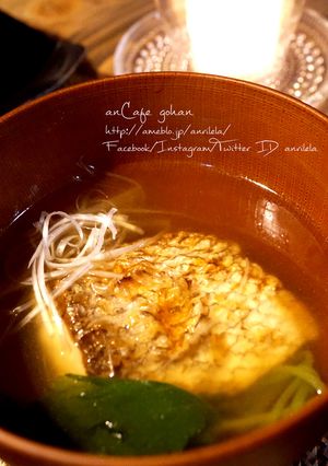 料亭の味*白だしde簡単鯛のお吸い物♡-レシピのメイン写真