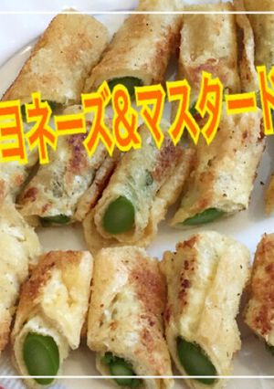 アスパラ油揚げカツ-レシピのメイン写真