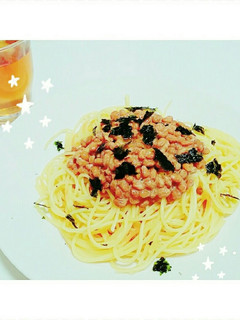 納豆パスタ-レシピのメイン写真