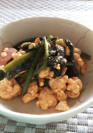 豆腐と卵★ほうれん草チーズ焼き/糖尿予防-レシピのメイン写真