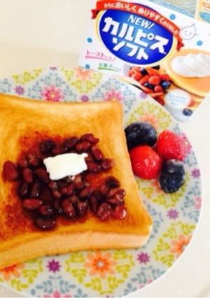 カルピスソフトdeあんトースト-レシピのメイン写真