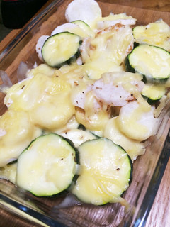 ズッキーニと長芋のチーズ焼き-レシピのメイン写真