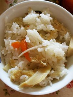 3種類の筍ごはん-レシピのメイン写真