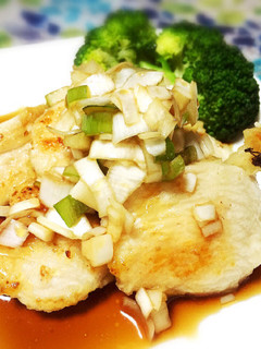 塩糀レモンDE鶏胸肉の揚げない油淋鶏風-レシピのメイン写真