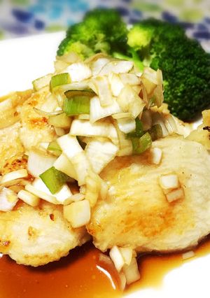 塩糀レモンDE鶏胸肉の揚げない油淋鶏風-レシピのメイン写真