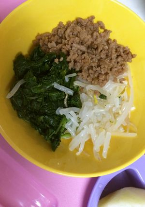 子供と一緒にビビンバもどき-レシピのメイン写真