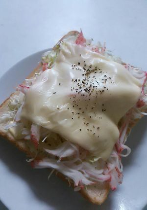 カニカマでごちそうパン♪-レシピのメイン写真