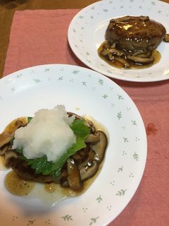 ✿きのこのあんかけ和風ハンバーグ♪-レシピのメイン写真