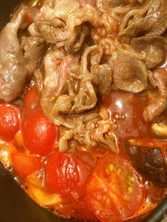 トマトすき焼き(山ごはん)-レシピのメイン写真