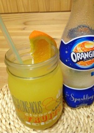 オランジーナのぷるぷるゼリーソーダ♪-レシピのメイン写真