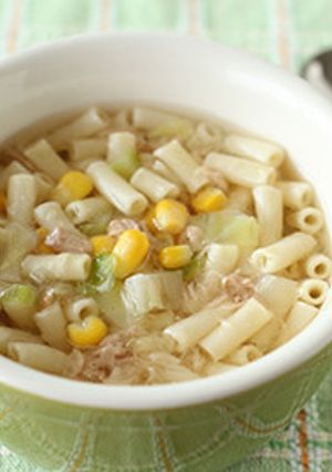 ツナとキャベツの和風スープパスタ-レシピのメイン写真