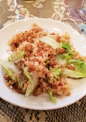 あやリーナ*納豆チャーハン-レシピのメイン写真