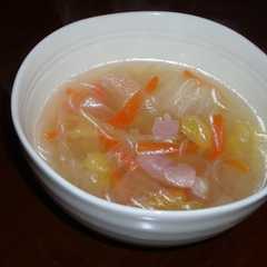 รูปของ 野菜たっぷり♪春雨スープ