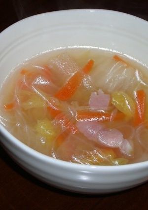野菜たっぷり♪春雨スープ-レシピのメイン写真
