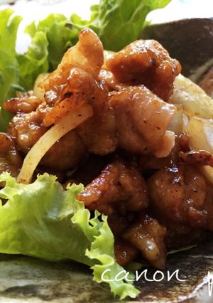 豚肉と玉ねぎのマヨコク炒め-レシピのメイン写真