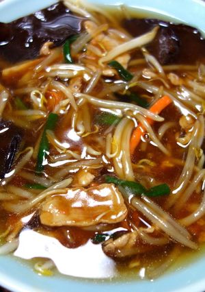 もやしたっぷり！ サンマー麺-レシピのメイン写真