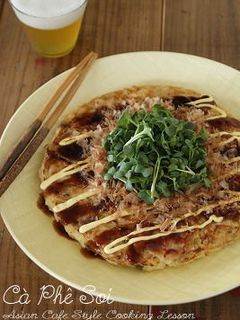 かいわれ&キャベツのふんわりお好み焼き-レシピのメイン写真
