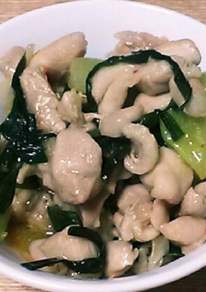 鶏肉と韮と長葱の味噌炒め煮-レシピのメイン写真