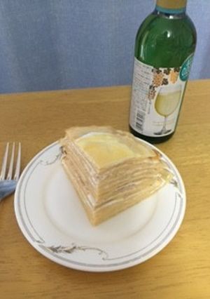 ワインとミルクレープ-レシピのメイン写真