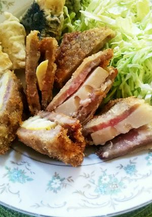 ♬ 牛肉 の 筍 はさみ フライ ♬-レシピのメイン写真
