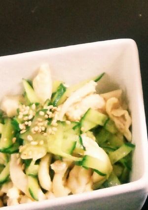 鶏皮きゅうりポン酢-レシピのメイン写真