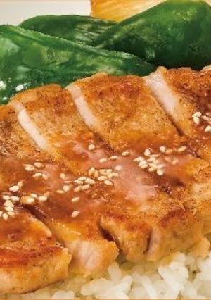 豚テキ丼-レシピのメイン写真