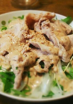 豚しゃぶサラダ丼-レシピのメイン写真