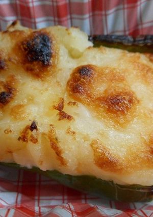 ピーマンのマッシュポテト詰め-レシピのメイン写真