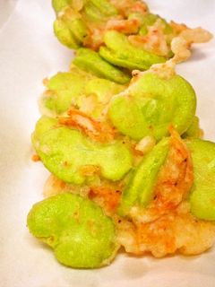そら豆と桜エビのかき揚げ-レシピのメイン写真