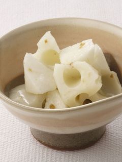 れんこんと長芋のうめこんぶ茶和え-レシピのメイン写真