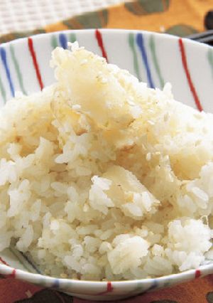 ゆり根の昆布茶ご飯-レシピのメイン写真