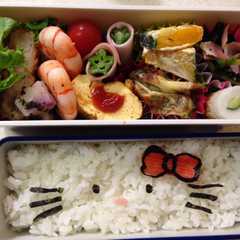 รูปของ キティちゃん♪お弁当♡