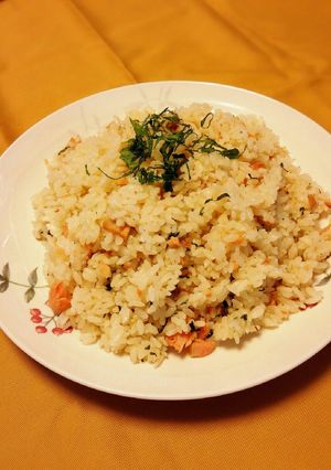 暑い日もサッパリと♡しゃけしそご飯-レシピのメイン写真