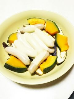 なすかぼちゃウィンナーチーズポン酢サラダ-レシピのメイン写真